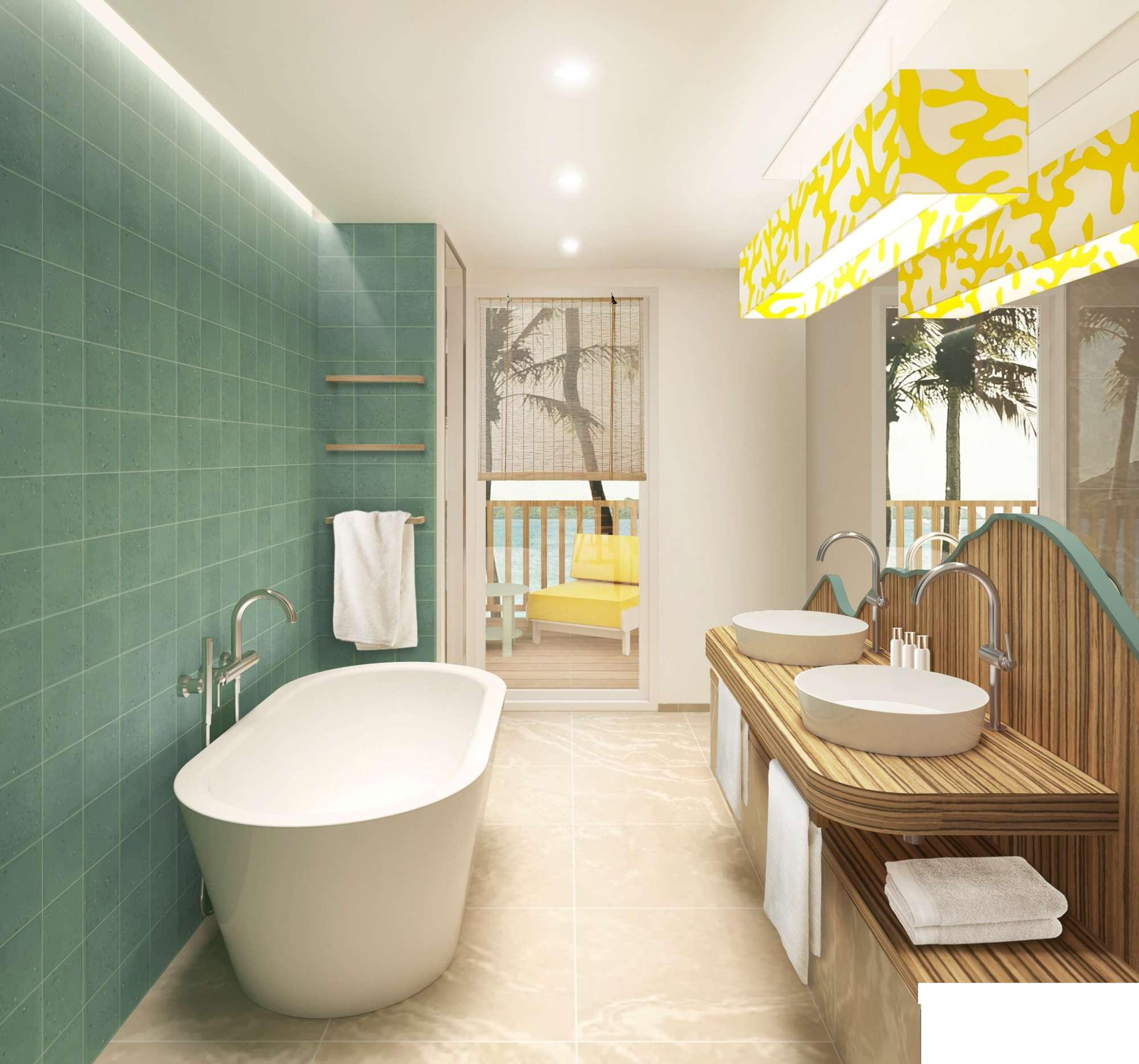 Suite Bathroom Zen Oasis